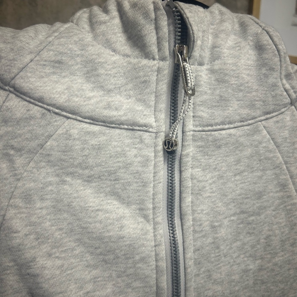 Lululemon gray jogger tracksuit set hooded zip-up jacket pants– Women’s size 4 - Picture 2 of 13